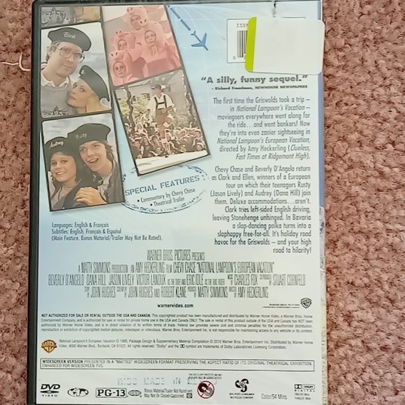 European Vacation dvd - Picture 2 of 3